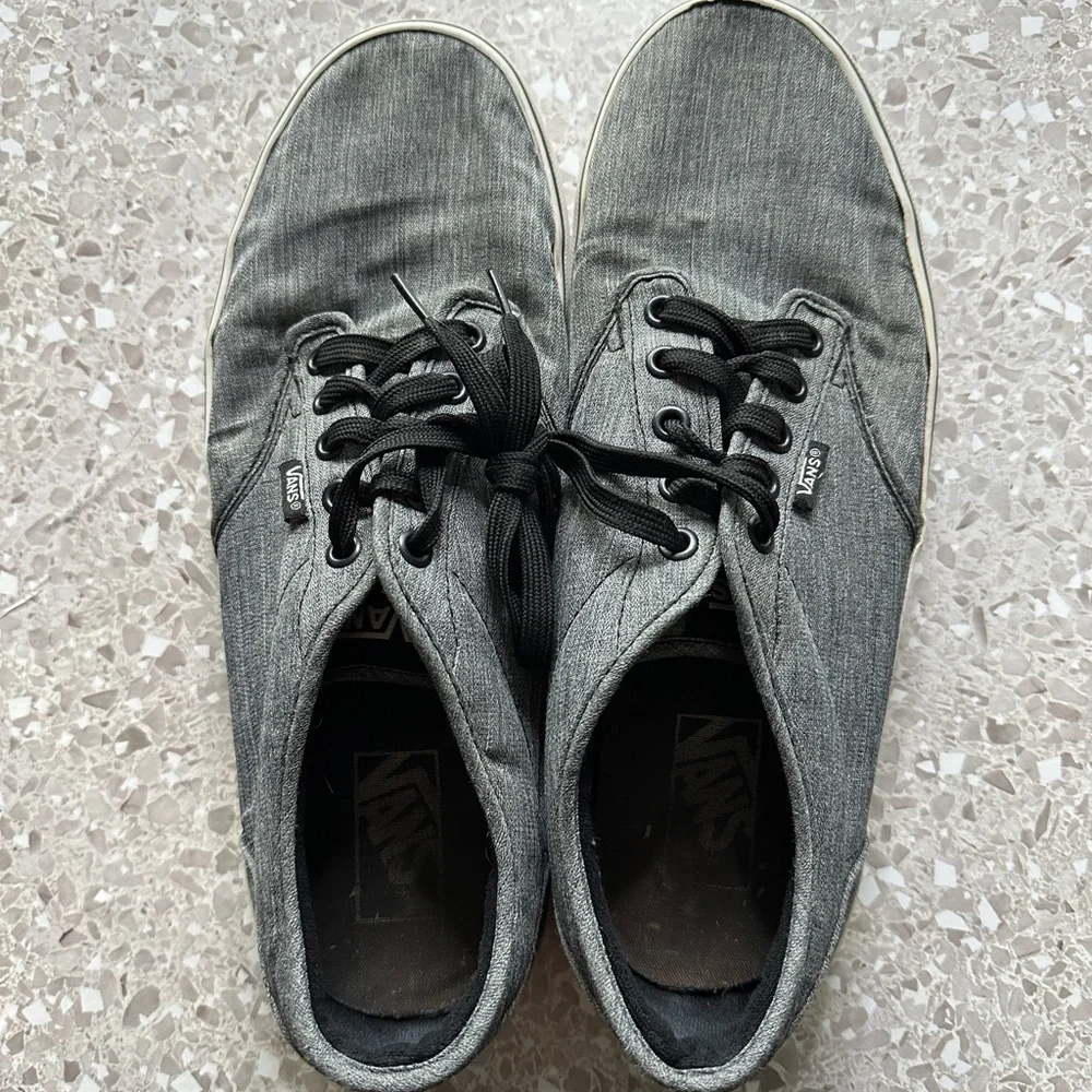 VANS Mens Shoes Size 11.5 Canvas‎ Skater Gray